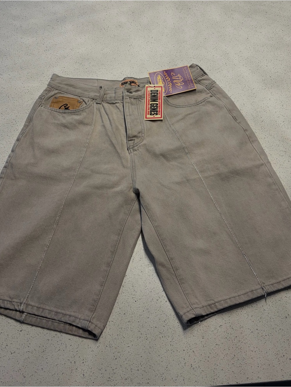 Cortiez Jorts. Men's Utility Jean Shorts - Gray